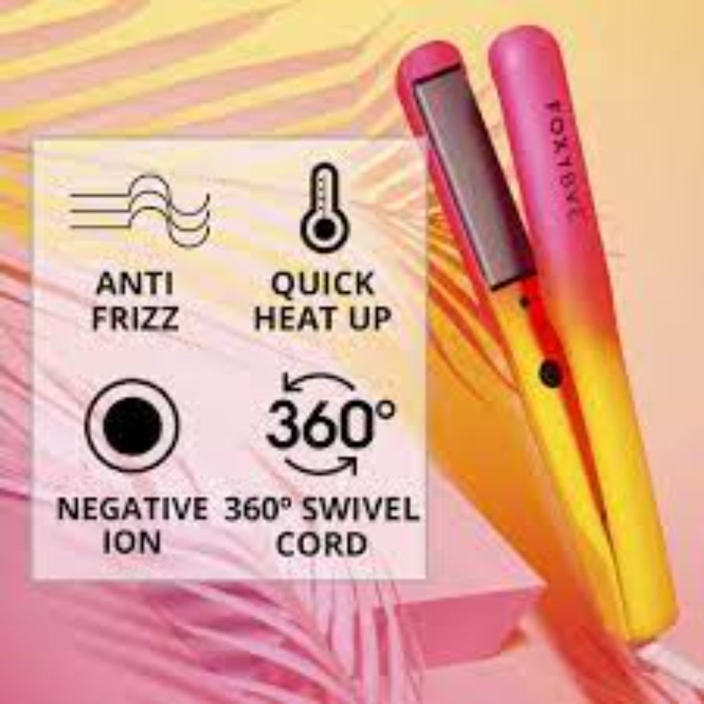 **FLASH SALE** FOXYBAE Electric Dream Neon Flat Iron - Picture 4 of 4